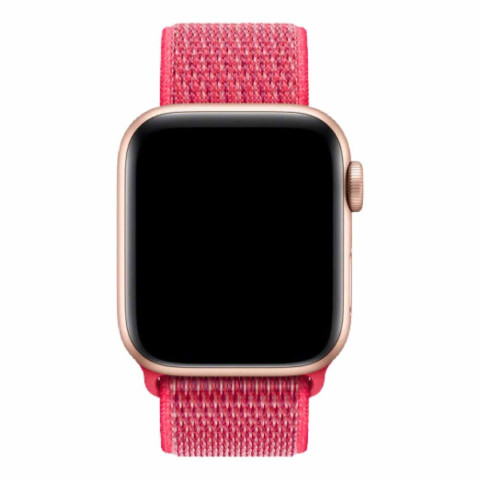 Ремешок Nylon loop для Apple Watch 38/40/41mm Red raspberry